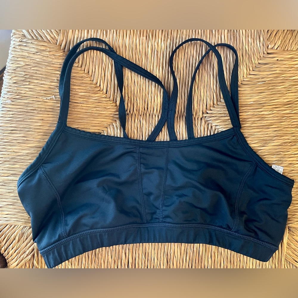 Velvet Rose black Sports bra size Medium